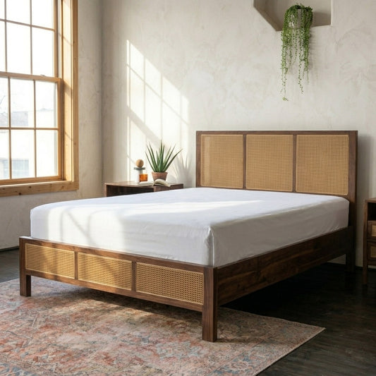 PRITI Rattan Bed