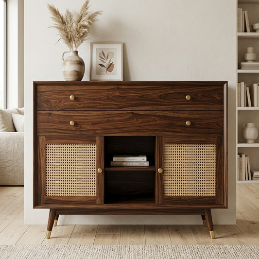 PRITI Solid Sheesham Wood Chest Of Drawers for Living Room | Bedroom