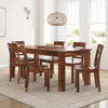 PRITI Solid Wood Dining Table Chair Set