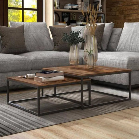 Southend Stylish Nesting Wooden Coffee Table