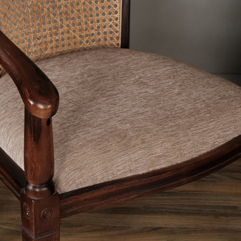 Tarbes Solid Wood Chair with Cane