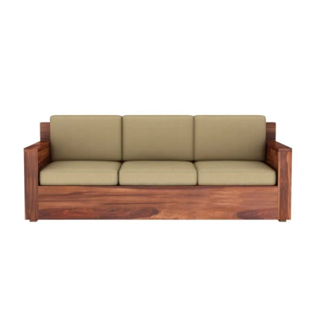 Priti : Venus 3+1+1 Seater Wooden Sofa Set