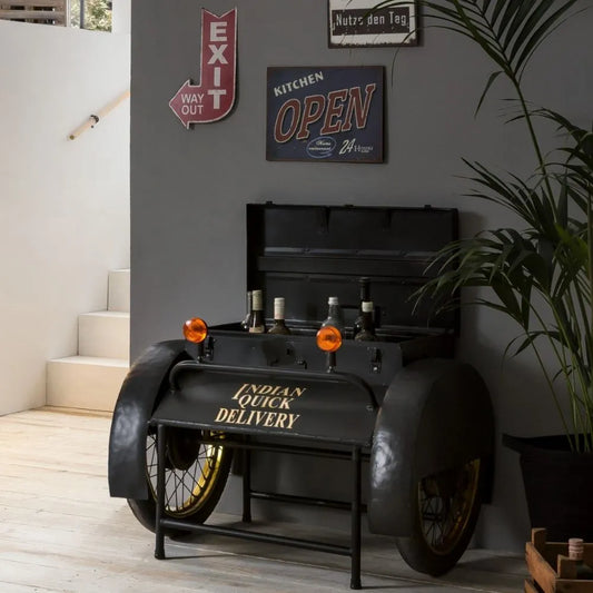 BAR TABLE | BAR FURNITURE | ANTIQUE DESIGN CAR FURNITURE