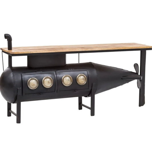 Submarine Washbasin | Recycled Furniture For Bar | Antique Furniture