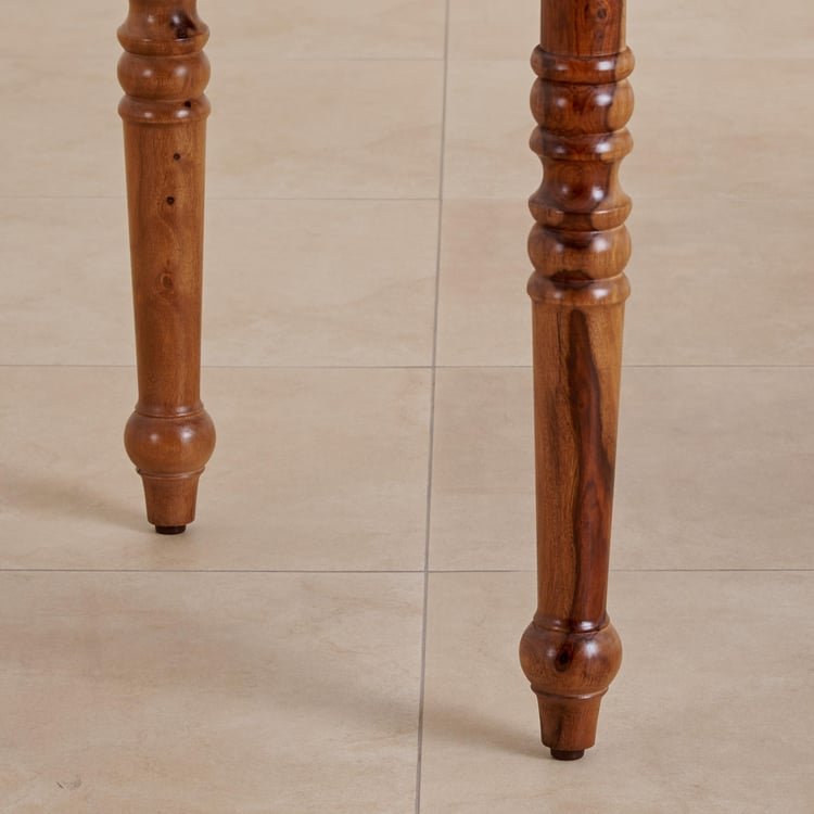 PRITI 4-Seater Dining Set with Chairs and Bench - Brown