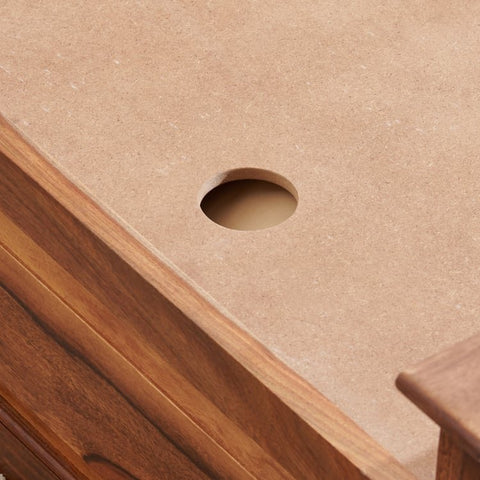 PRITI Wooden Queen Bed with Box Storage - Brown