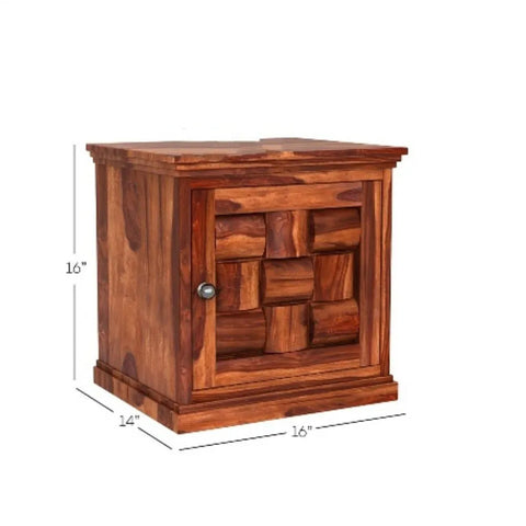 Dijon Solid Wood Bedside Table