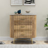 Piano 3 Drawer Natural Chest Of Drawer