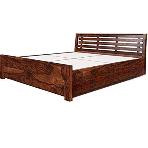 PRITI : Bourges Sheesham Solid Wood Bed