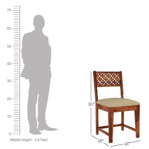 PRITI : Chamonix 6 Seater Cushioned Dining Table Set