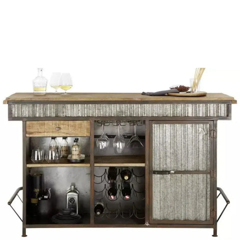 PRITI : Industrial Home Bar Counter