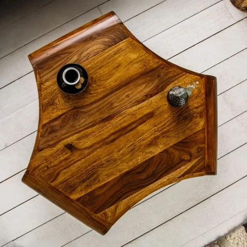 Retro Sturdy Wooden Coffee Table