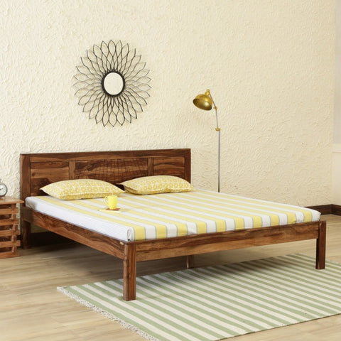 PRITI : Lyon Solid Wood King Size Bed