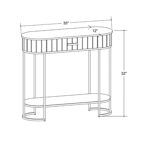 Edinburgh Piano Console Table