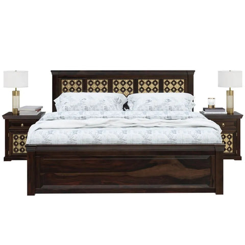 Priti : Diamond Empire Solid Wood Storage Platform Captains Bed