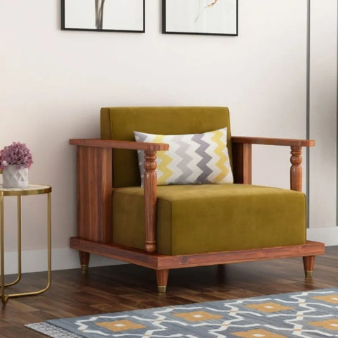 Priti : Brescia Wooden Sofa Set