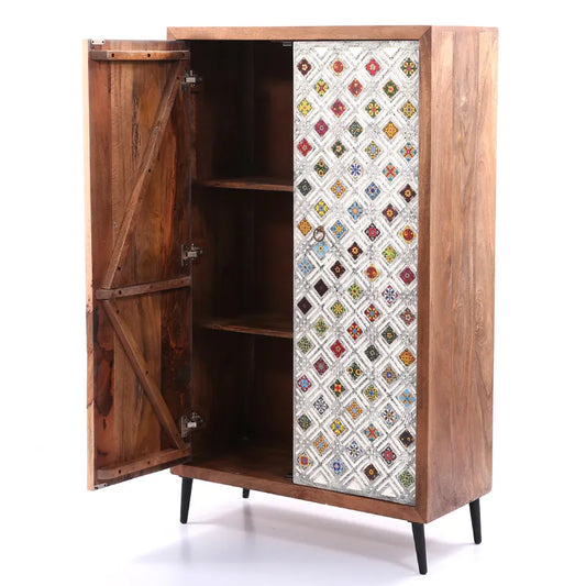 Ducky Tile Inlay Cabinet