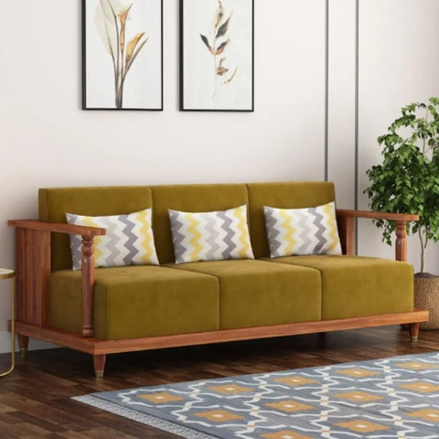 Priti : Brescia Wooden Sofa Set