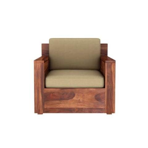 Priti : Venus 3+1+1 Seater Wooden Sofa Set