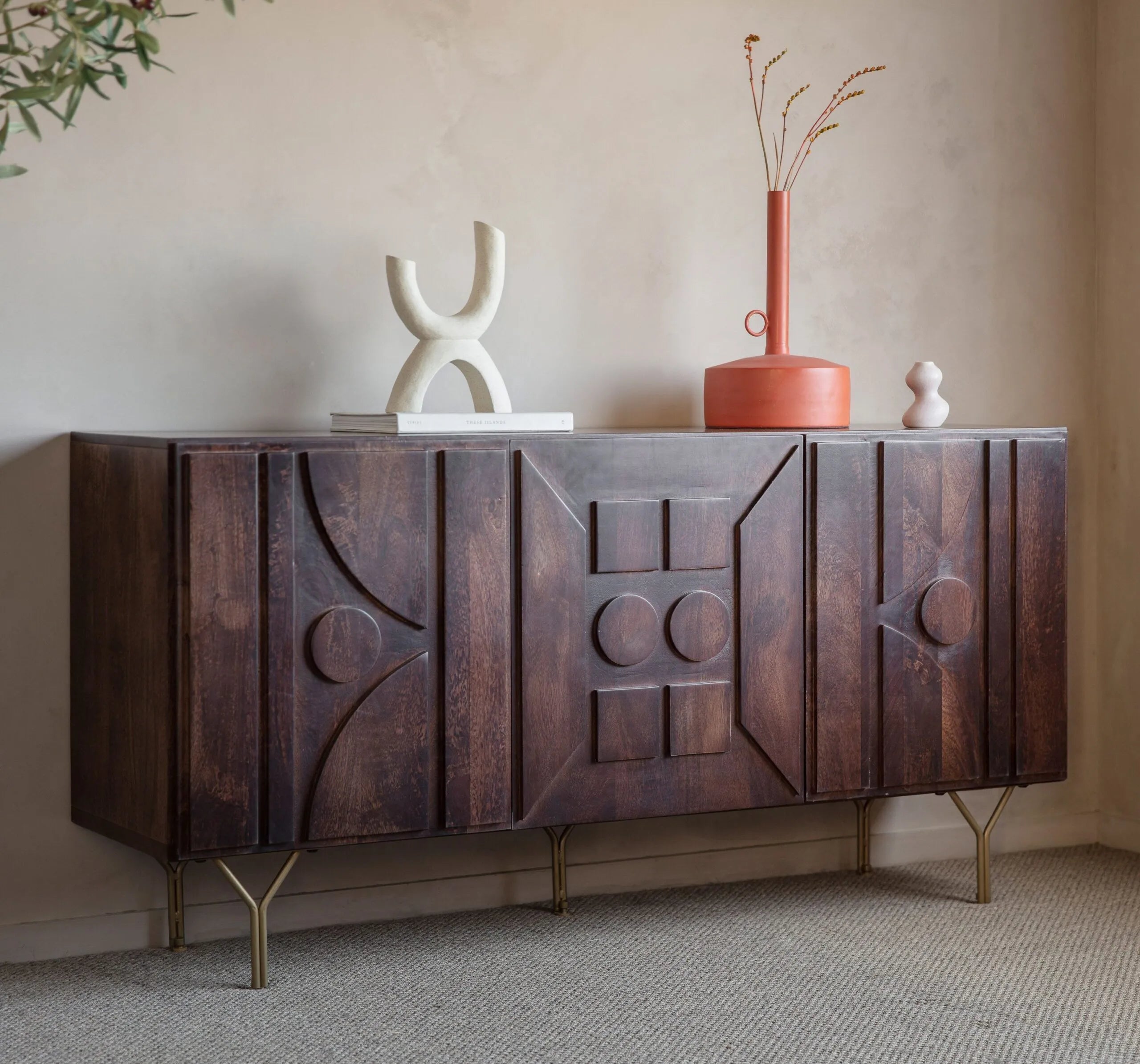 Stonecroft 3 Door Sideboard
