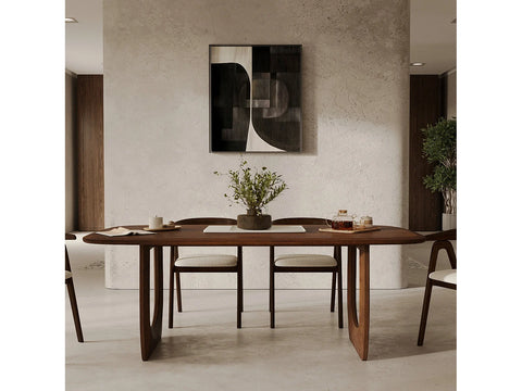 Maya Mango Wood Rectangular Dining Table-21