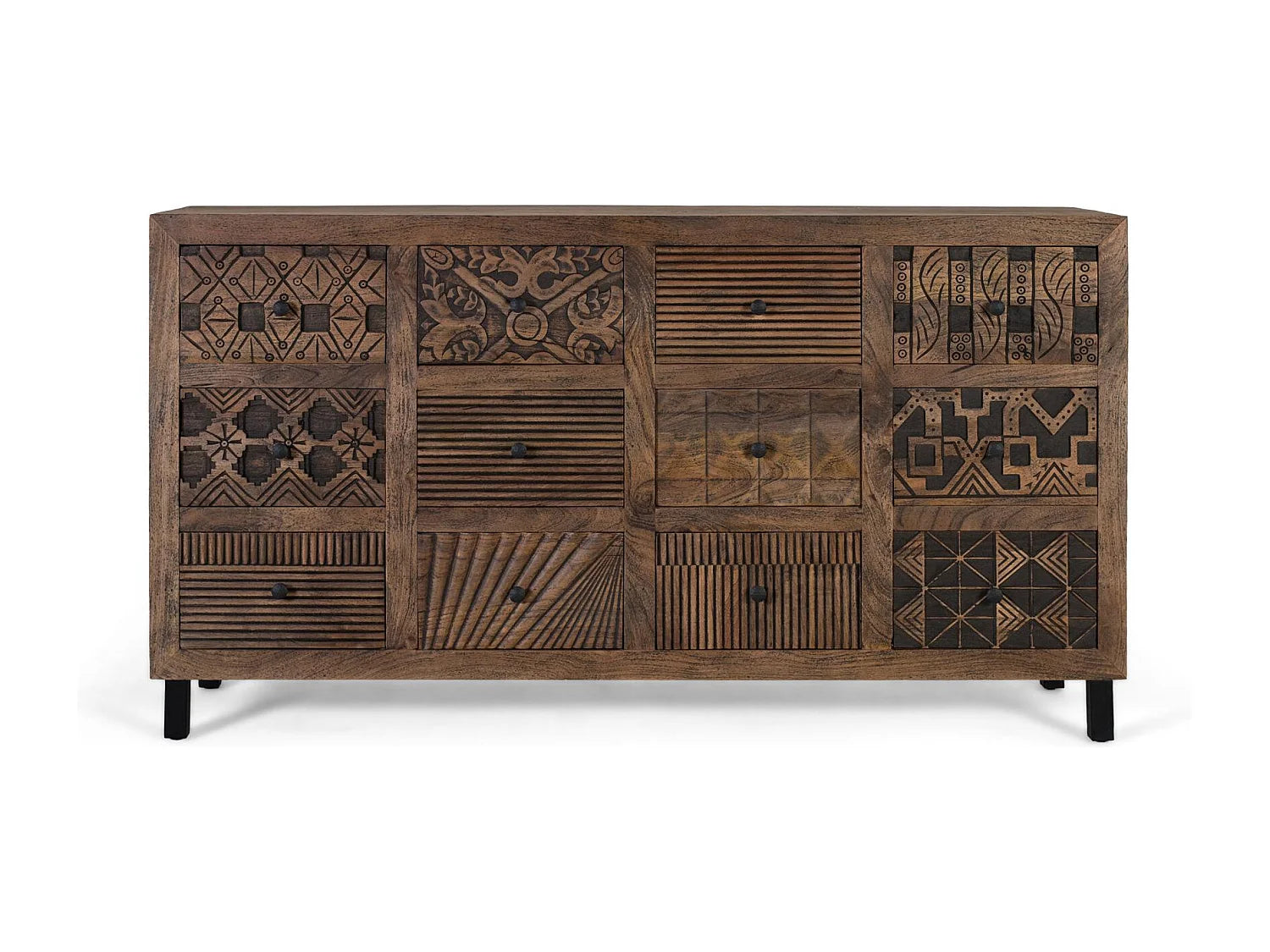 Solid Mango Wood Sideboard-20