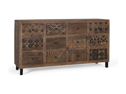 Solid Mango Wood Sideboard-20
