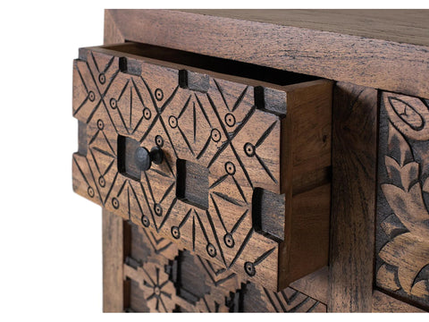 Solid Mango Wood Sideboard-20