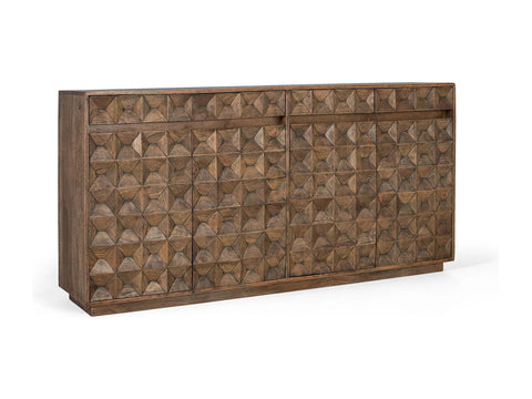 Solid Mango Wood Credenza-14