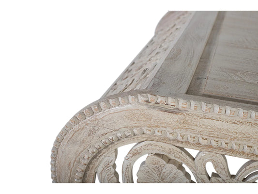 Hand-Carved Solid Wood Coffee Table-20