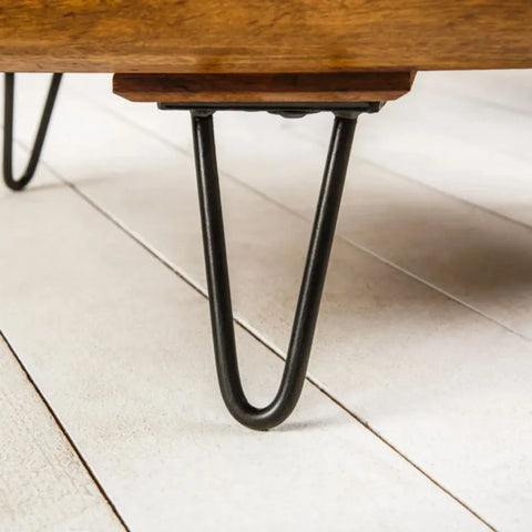 Retro Sturdy Wooden Coffee Table