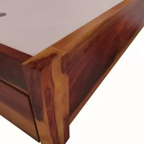 PRITI :Grenoble Solid Wood Queen Storage Bed