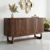 60 inch Sheesham wood sideboard with drawers and shelves