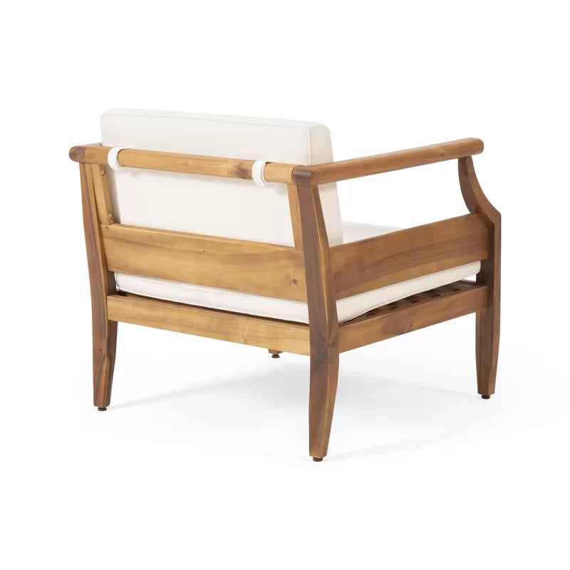 PRITI Solid Wood Sofa Set With Coffee Table For living room