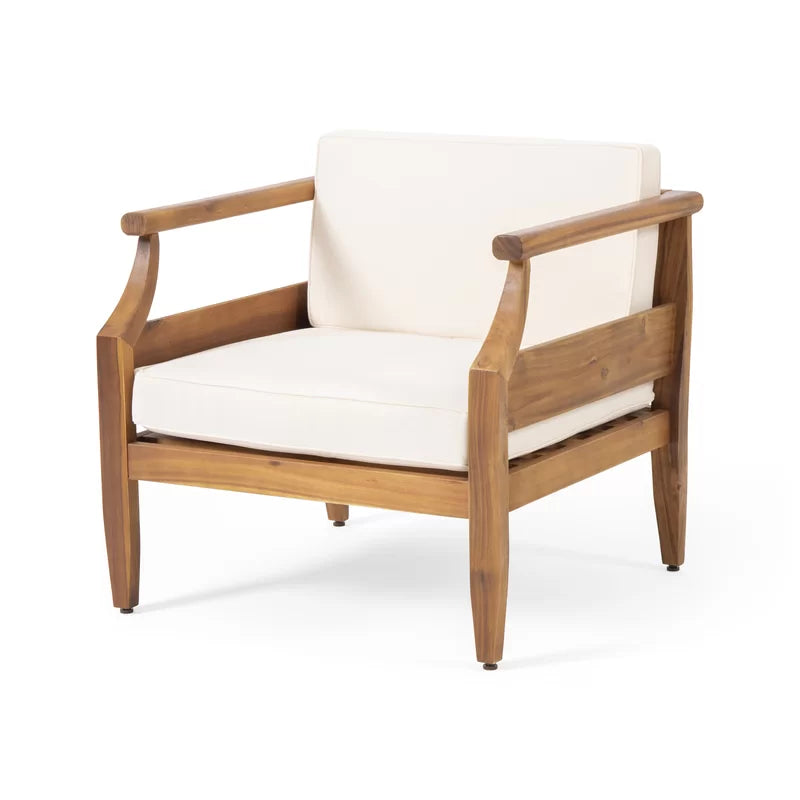 PRITI Solid Wood Sofa Set With Coffee Table For living room