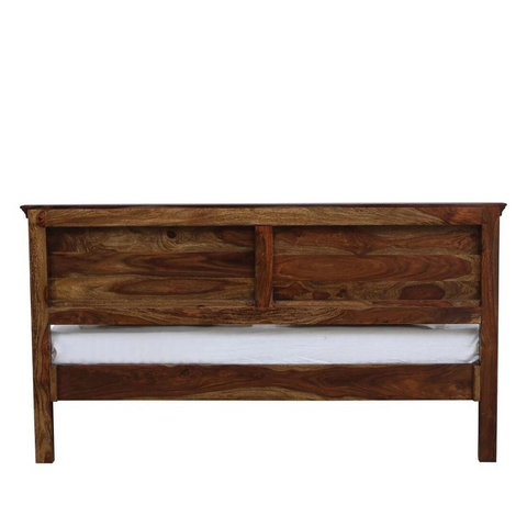 Majestica Solid Wood King Size Bed In Provincial Teak Finish | Sheesham Bed