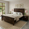 Nantes Solid Wood King Size Bed