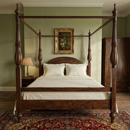 Priti Wooden Bed 13