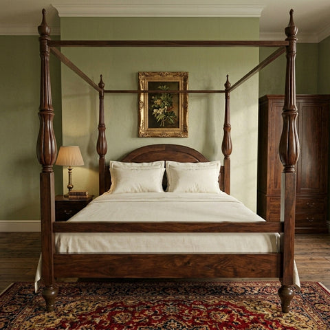 Priti Wooden Bed 13