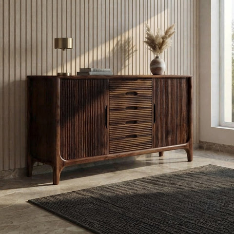 Buy Sheesham Wood Sideboard Cabinet Online | PRITI (52 chars)