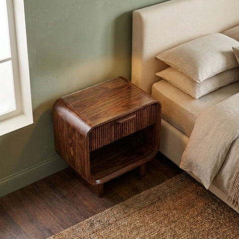Contemporary PRITI bedside table for modern bedroom décor