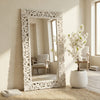 Decorative carved mirror for bedroom and living room