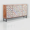 Johannes Carved with Tile Fitting Sideboard