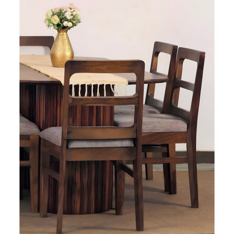PRITI Solid Wood Dining Table Set