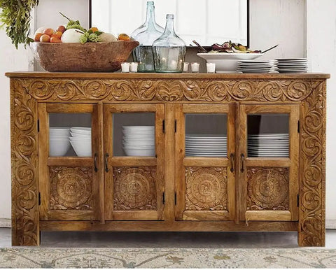 Cape 4 Door Sideboard Natural