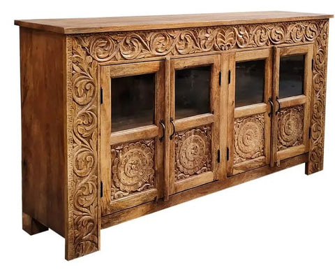 Cape 4 Door Sideboard Natural