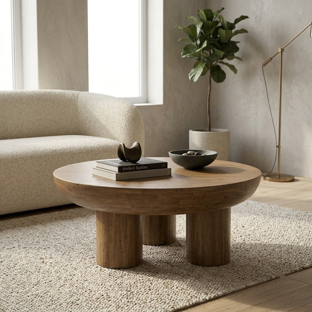 Modern Wood Coffee Table for Living Room Décor