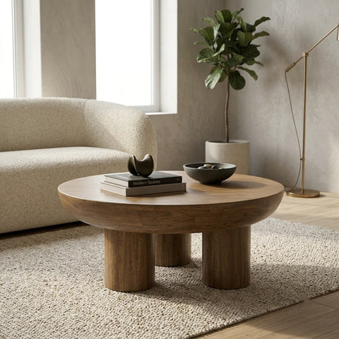 Modern Wood Coffee Table for Living Room Décor