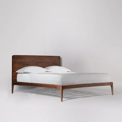 PRITI Solidwood & Cane Bed