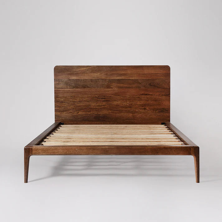 PRITI Solidwood & Cane Bed